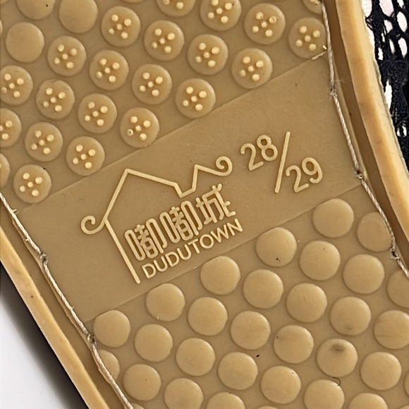 Dudutown Pink/Black Slippers – EU Size 28/29 (Approx. US Kids’ Size 11.5-12) - Picture 5 of 9